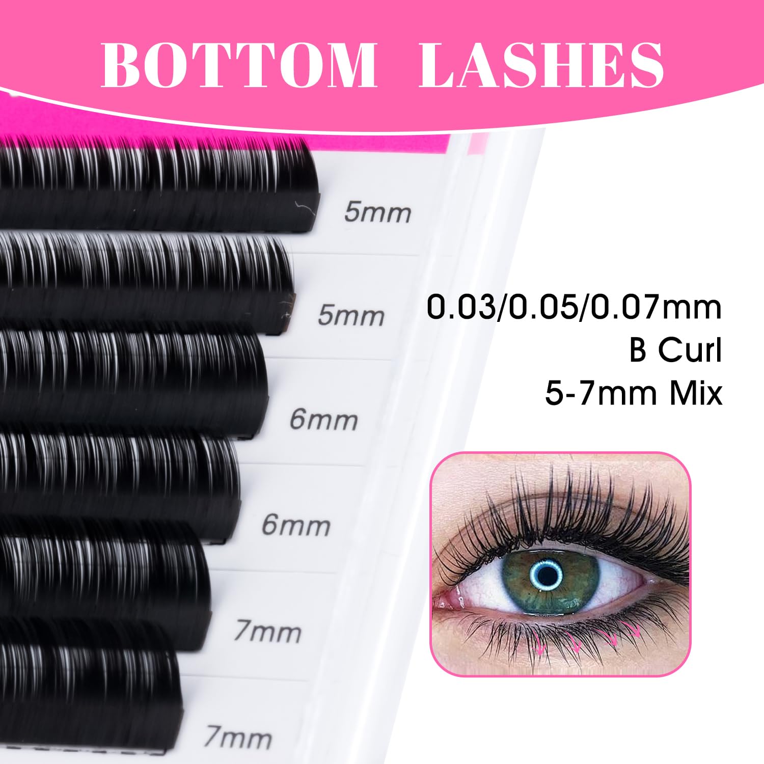 TDANCE lightweight bottom lashes feel soft and natural on the lower lash line.