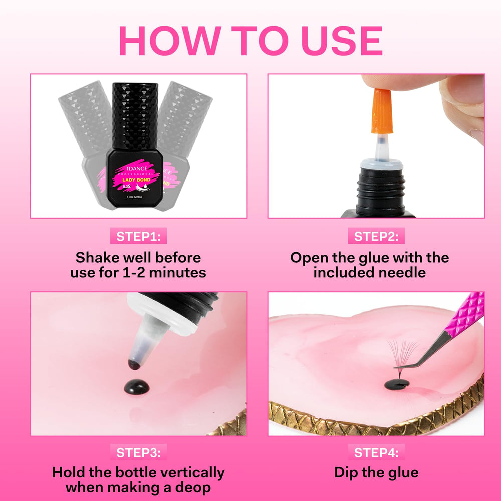 TDANCE lash artist setup tools complement precision application and cleaner workflow