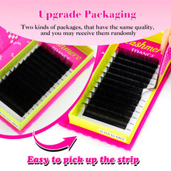 TDANCE lash extensions offer CC curl, with options for smooth lift.