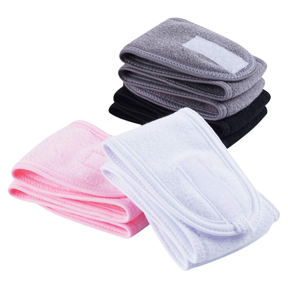 TDHDIKE four-pack headbands offer colors for versatile uses