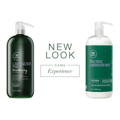 Tea Tree Lavender Mint conditioner pour shows easy distribution for detangling
