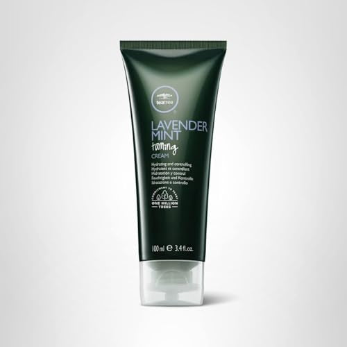 Tea Tree Lavender Mint Taming Cream lid and jar highlight premium formulation.