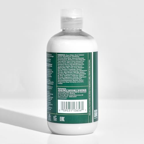 Tea Tree Lemon Sage Thickening Conditioner splash with lemons and sage for vitality