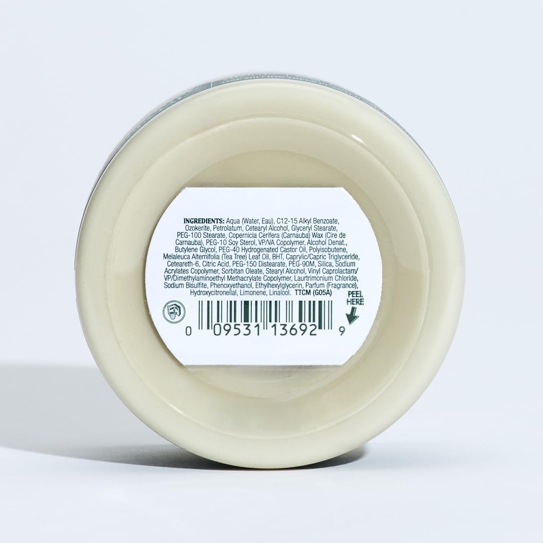 Tea Tree Shaping Cream applied to hair for all hair types