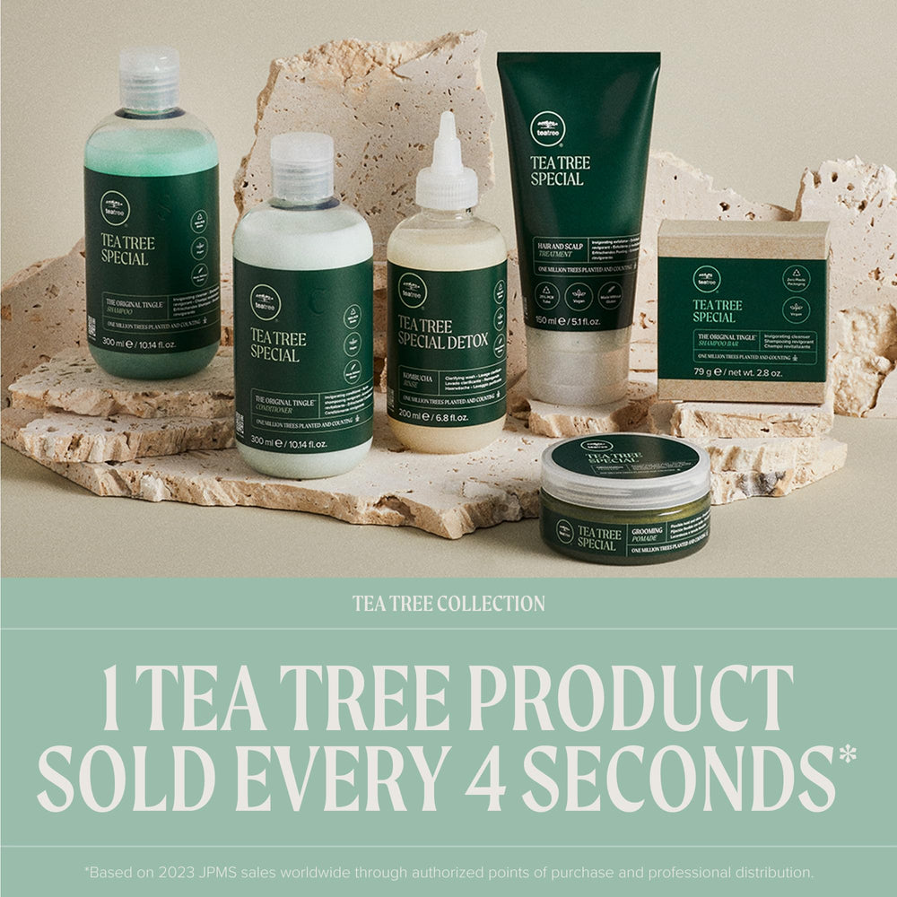 Tea Tree Shave Gel 7-ounce bottle with easy grip.