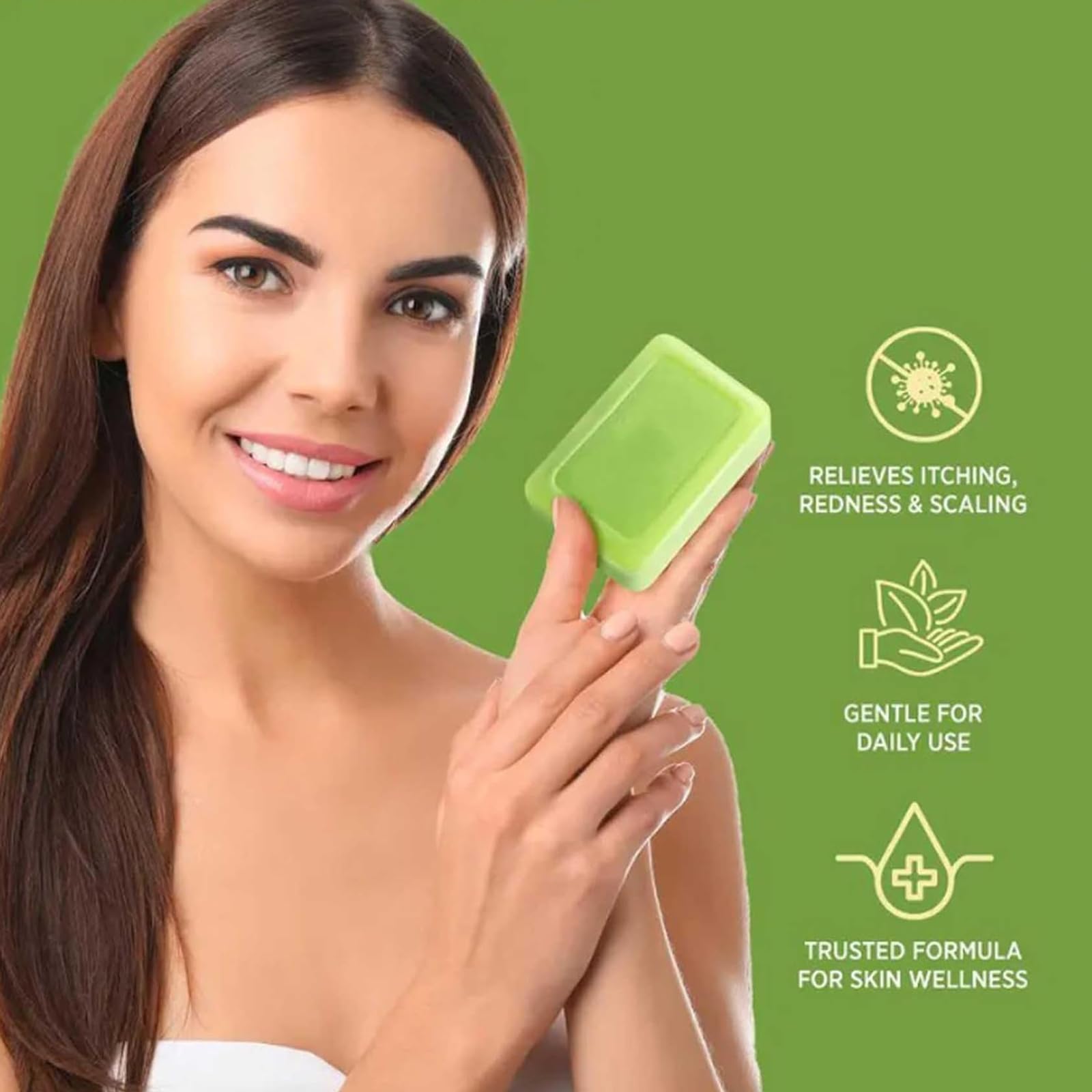 Tea Tree Soap deep pore cleansing removes oil and impurities.