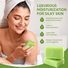 Tea Tree Soap foaming net enhances deep cleansing and luxurious lather.