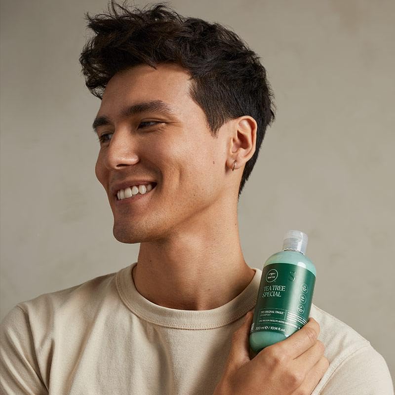 Tea Tree Special Aluminum bottle showcases reusable packaging and reduced waste.