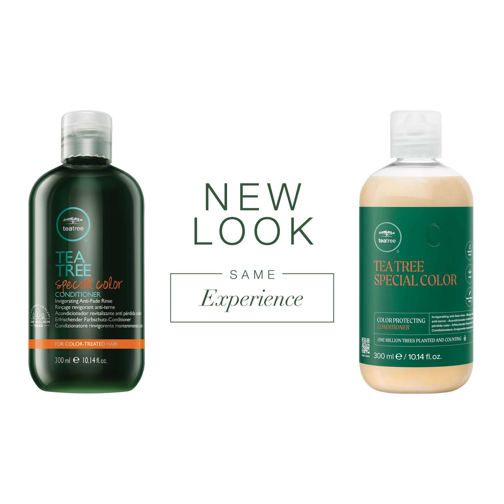 Tea Tree Special Color Conditioner label close-up highlighting color protection