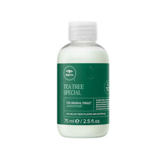 Acondicionador Tea Tree Especial, bote vertido para desenredar el cabello y refrescar el cuero cabelludo.