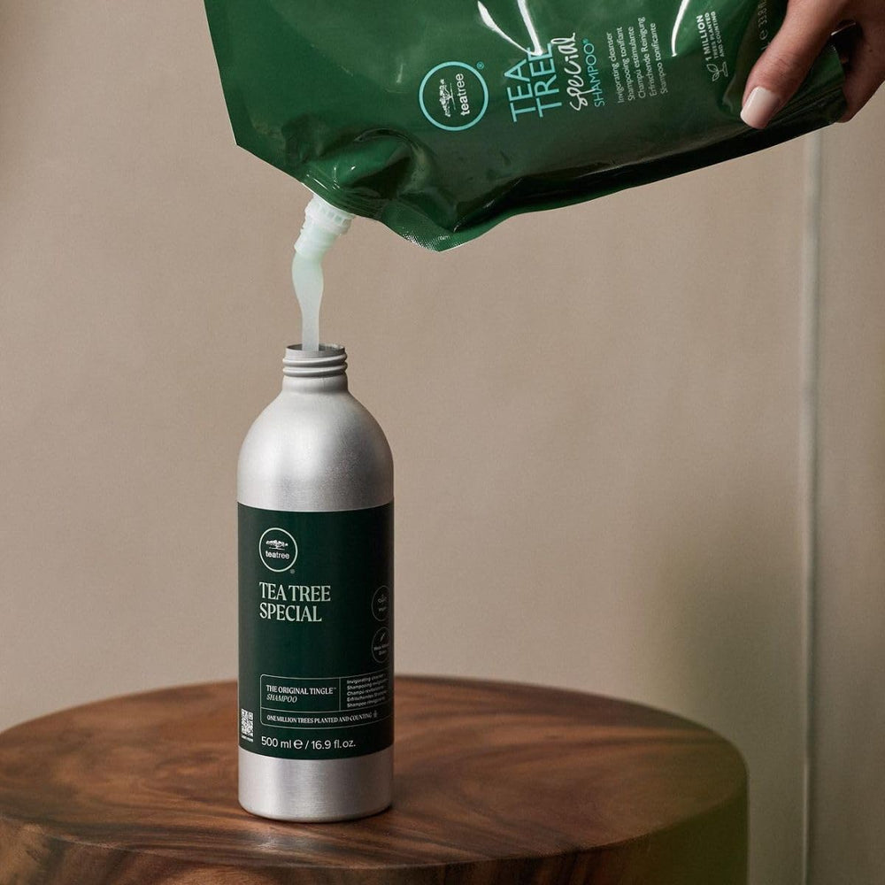 Tea Tree Special Conditioner scent diffusion of tea tree peppermint lavender