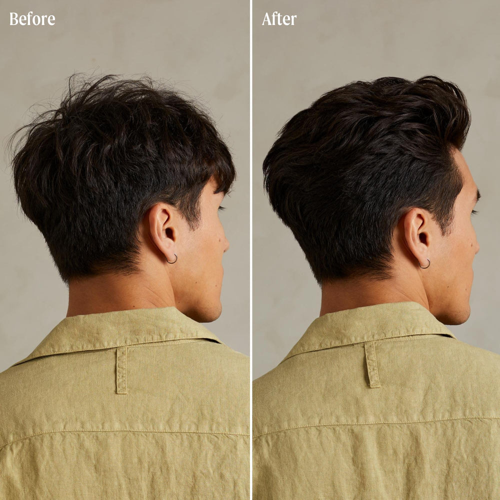 Tea Tree Special Conditioner tingling application shows refreshing scalp sensation