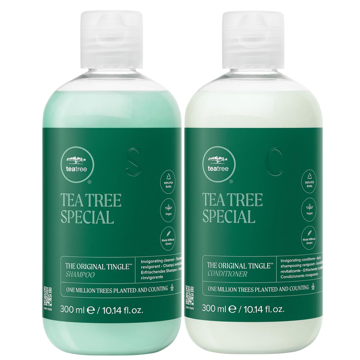 Tea Tree Special gift set packaging showing shampoo and conditioner for salon-inspired care