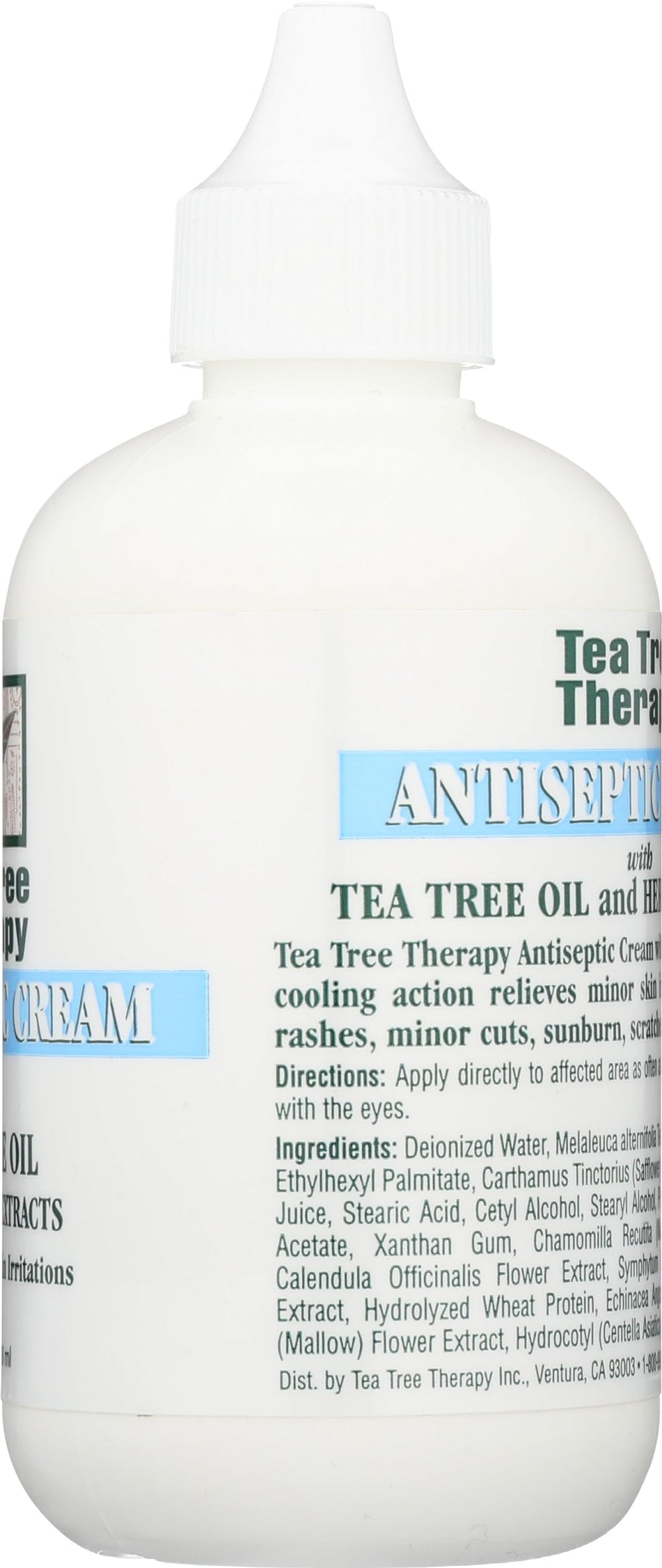Tea Tree Therapy Crema Antiséptica en envase práctico para uso diario