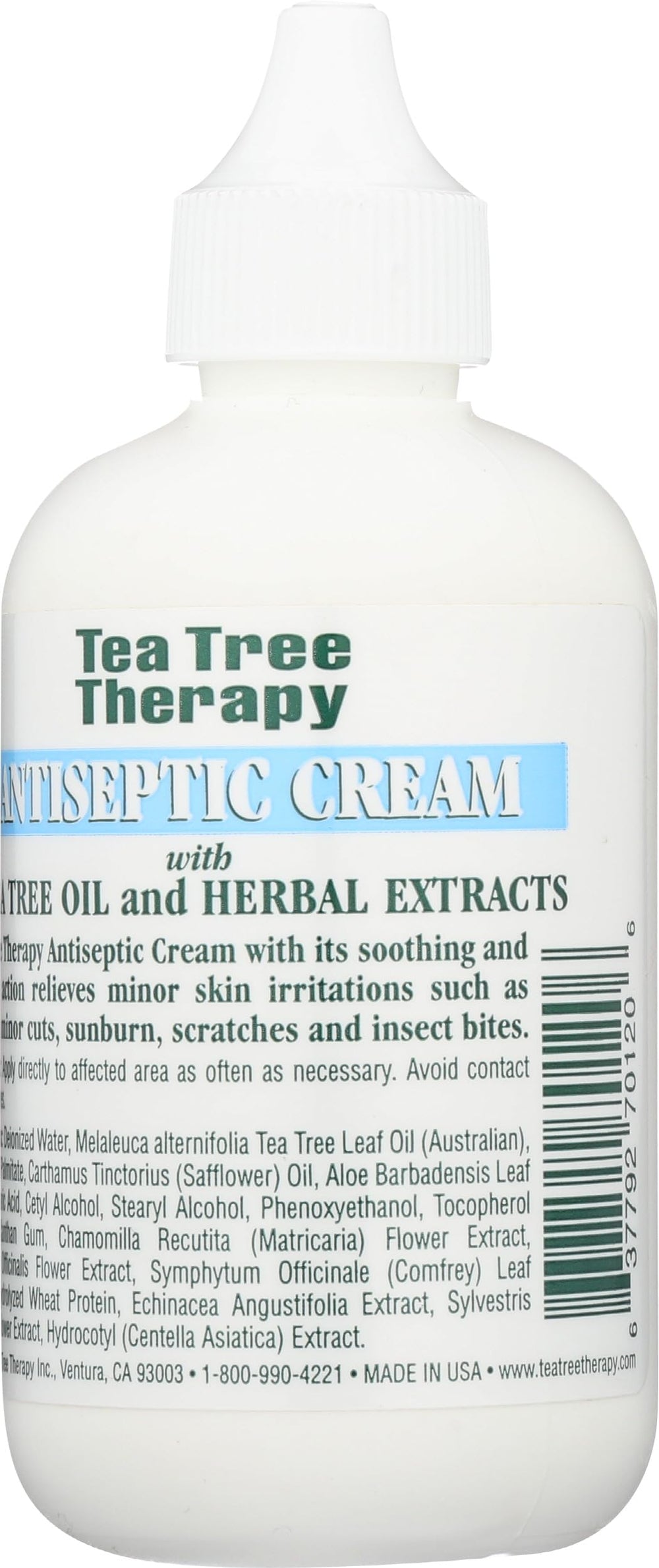 Tea Tree Therapy Crema Antiséptica, textura cremosa para aplicar fácilmente