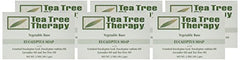 Tea Tree Therapy jabón en barra, textura suave y aroma a eucalipto, ideal para la ducha.