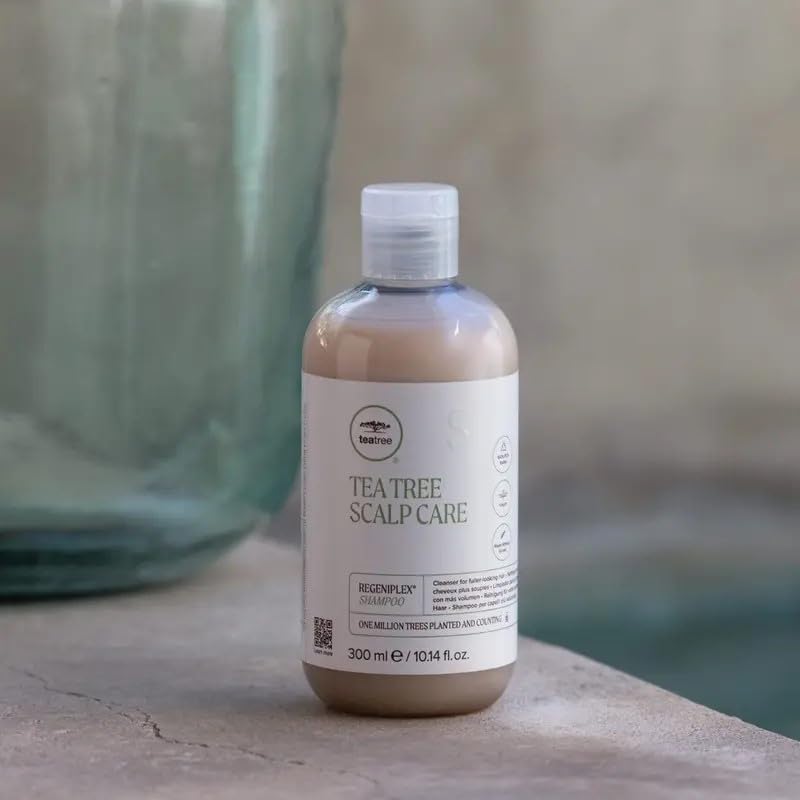 Tea Tree Turmeric and Ginseng blend nourishes scalp during washing