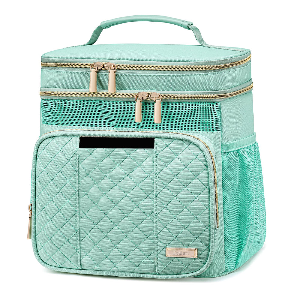 Tealari large toiletry bag with dorm-hang design for organized campus storage.
