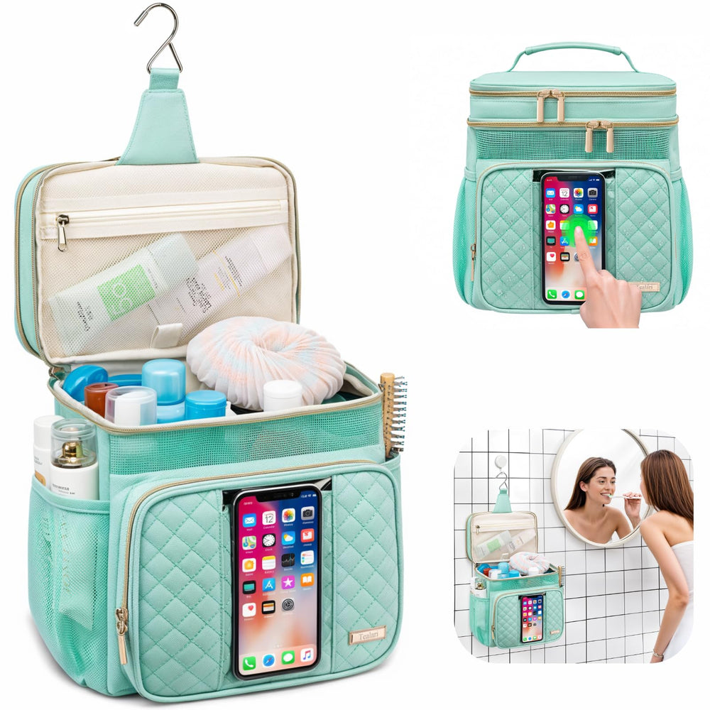 Tealari waterproof phone pocket keeps devices safe while you travel or shower.