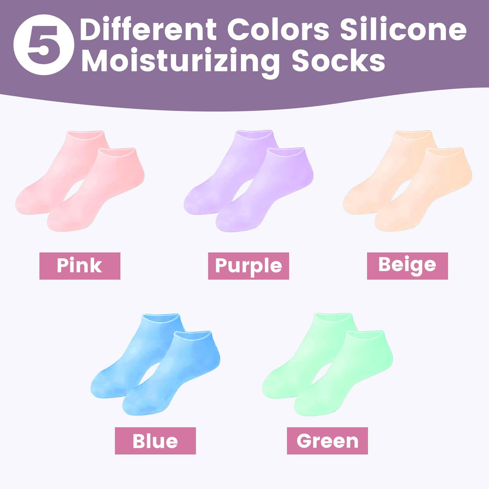 TEAWOO calcetines silicona elasticidad excelente, aptos para la mayoría