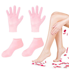 TEAWOO calcetines silicona para pies, hidratación suave tras pedicure.