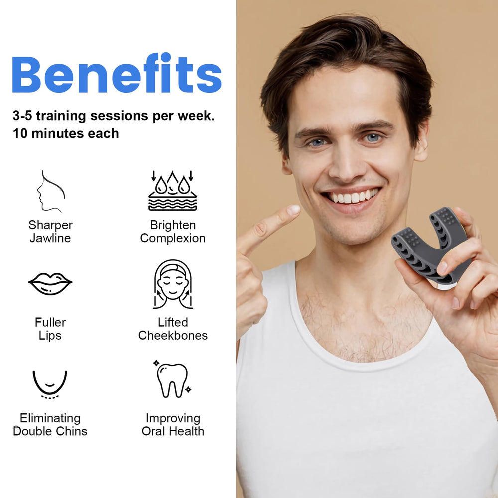 Dispositivo de entrenamiento facial TEAWOO con estuche incluido para llevar a cualquier lugar