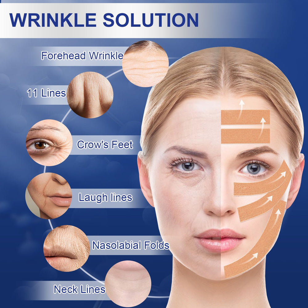 TEAWOO face tape targets frown lines and crow's feet for subtle lifting.