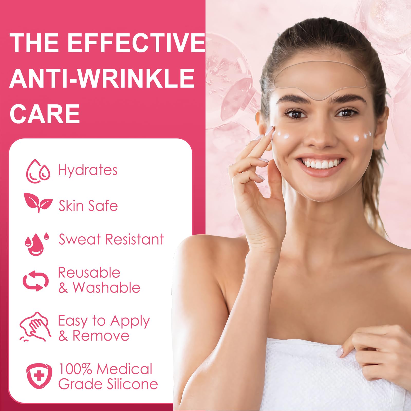 TEAWOO parches para contorno facial, ideal para incluir en la rutina diaria.