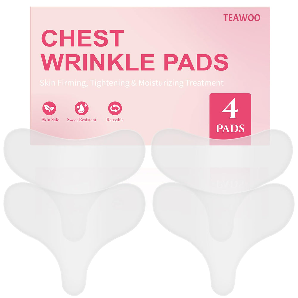 TEAWOO parches de silicona para arrugas del escote, suavizan la piel.