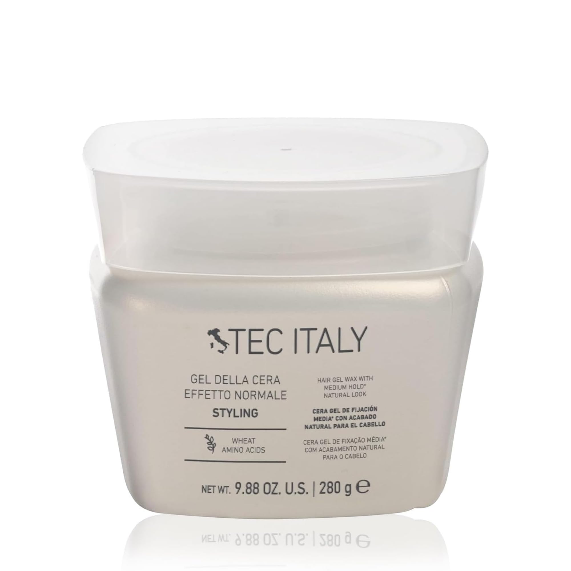 Tec Italy Gel de la Cera, aplicación suave para definir peinado con movimiento natural