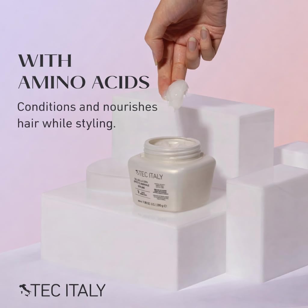Tec Italy Gel de la Cera, control medio para peinados estables durante el día