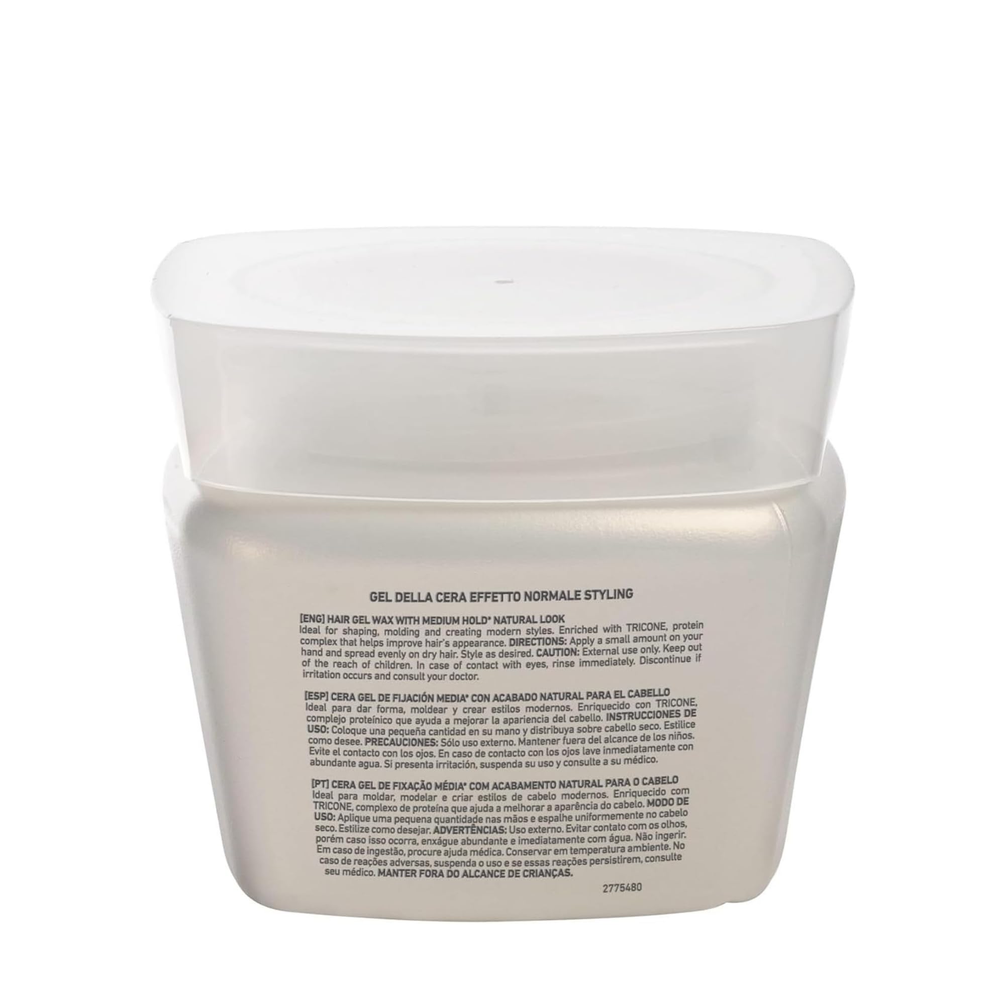 Tec Italy Gel de la Cera, ingredientes con aminoacidos para cuidar mientras creas el estilo