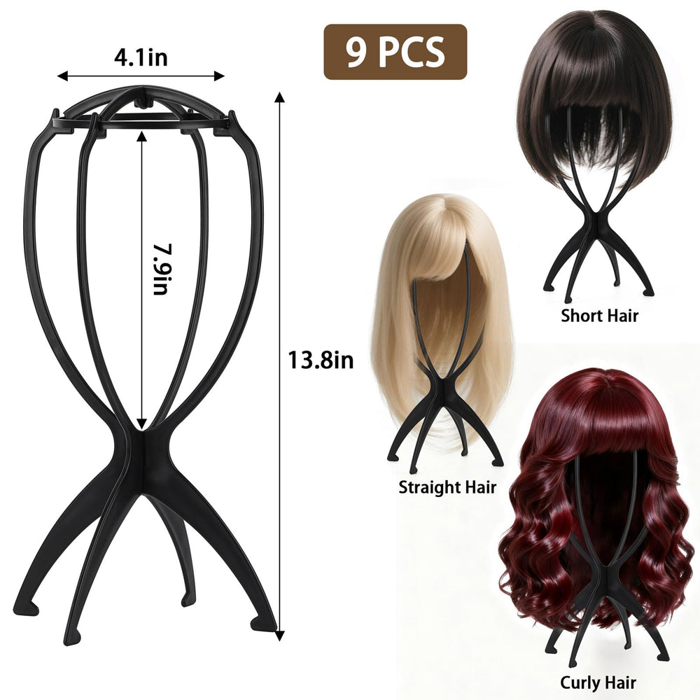 Tecbeauty wig stand thick plastic construction for durable daily use.