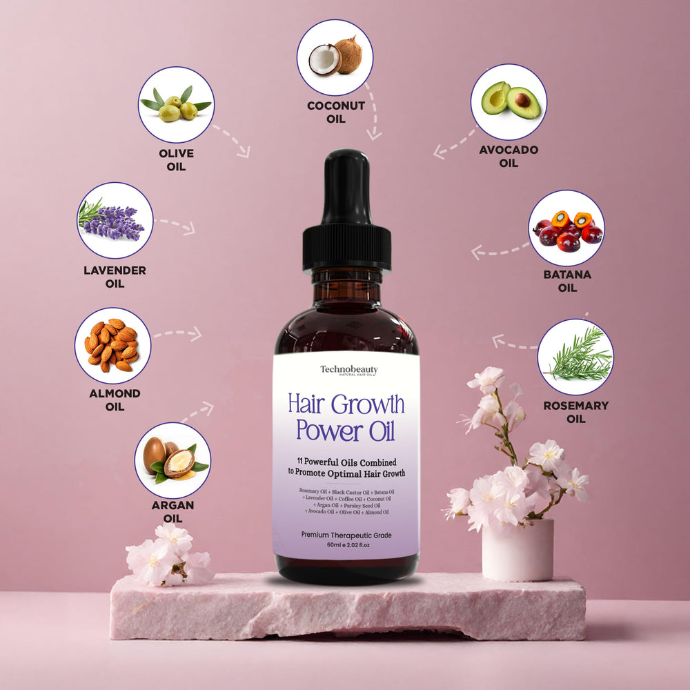 Technobeauty Aceite de coco para hidratación y acondicionamiento