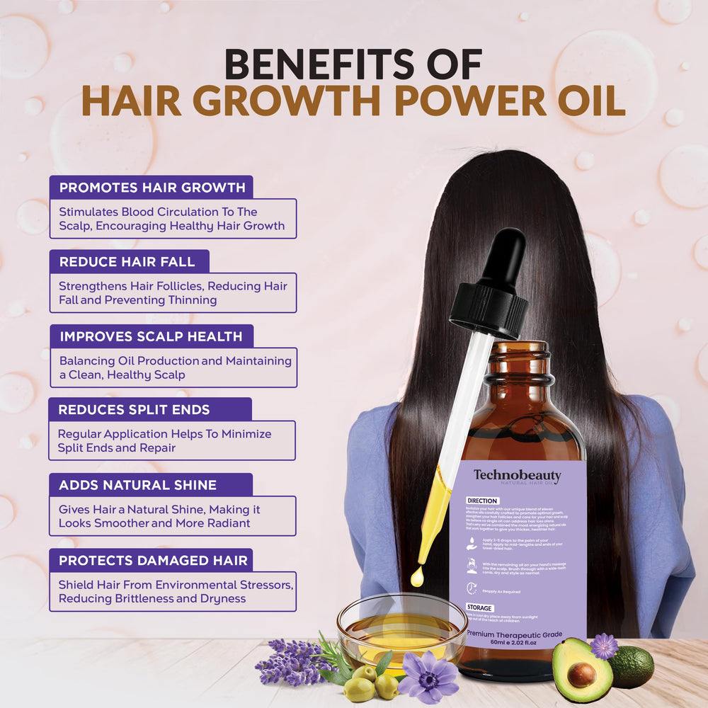 Technobeauty Aceite de perejil para promover crecimiento y brillo