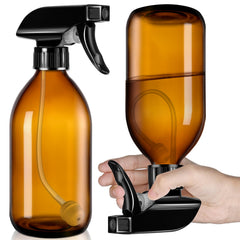 Tecohouse amber 360° spray bottle tilted for reach and versatility.