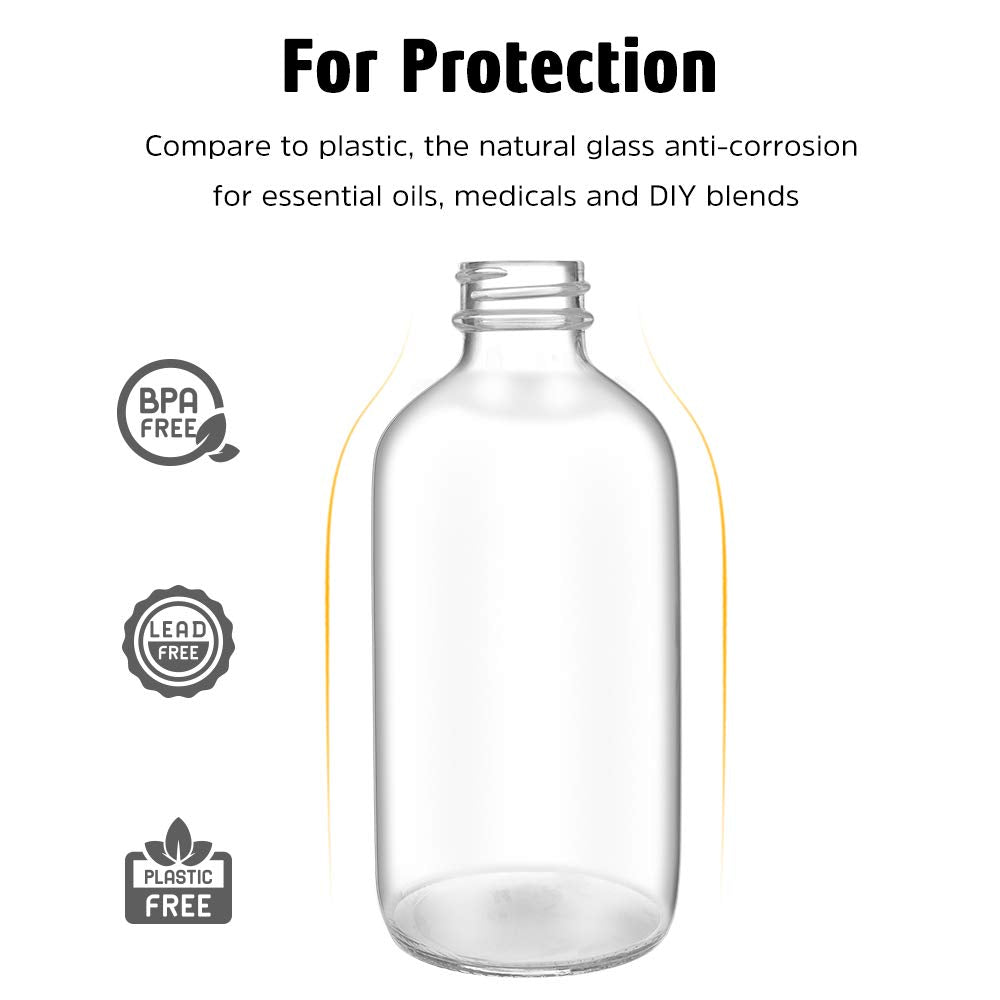 Tecohouse clear spray bottle ideal for homemade cleaners and plants.
