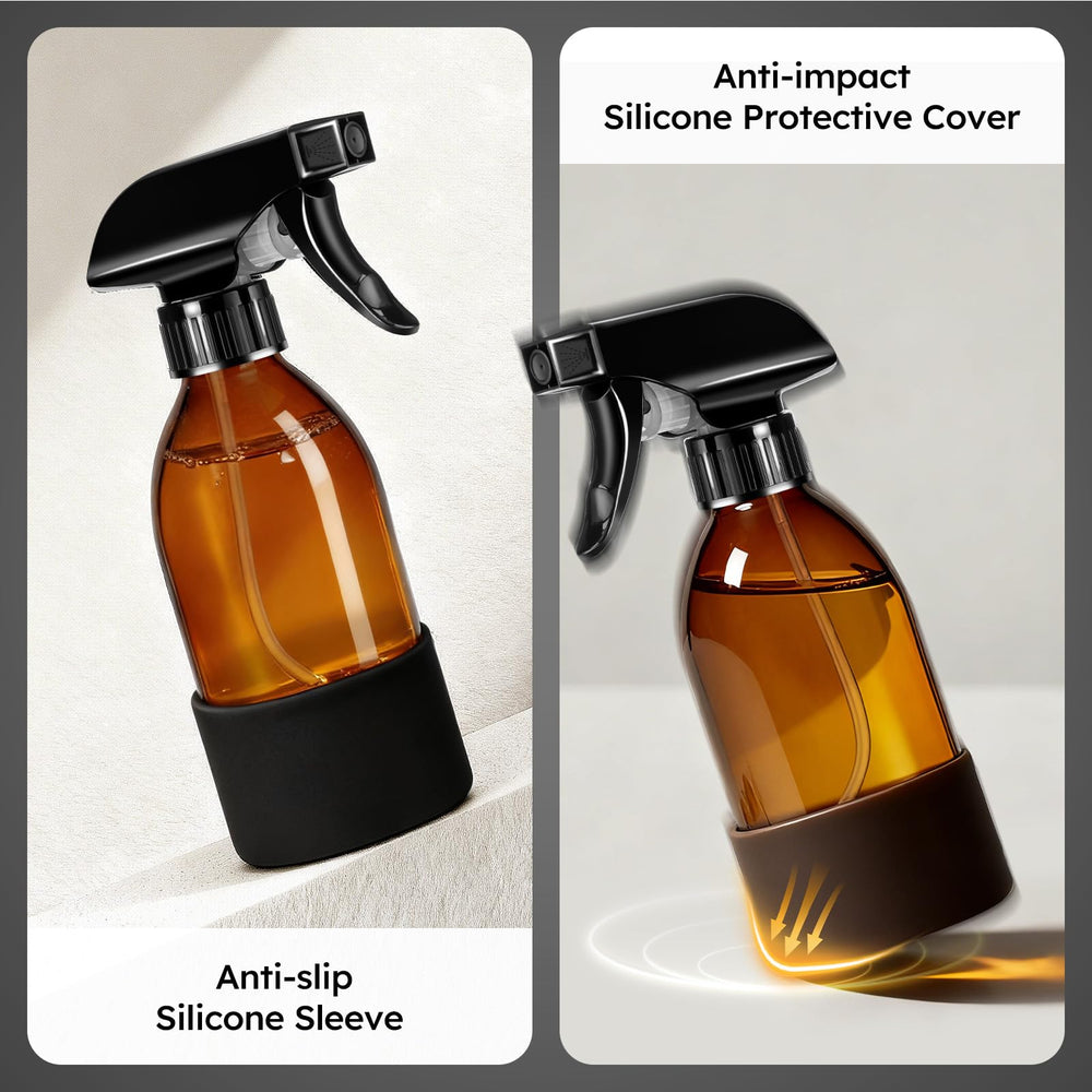 Tecohouse compact 8 oz bottle shown for easy storage in car or bathroom.