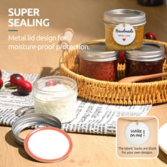 Tecohouse crystal-clear-glass showcases contents with visual appeal for layered salads or gifts.