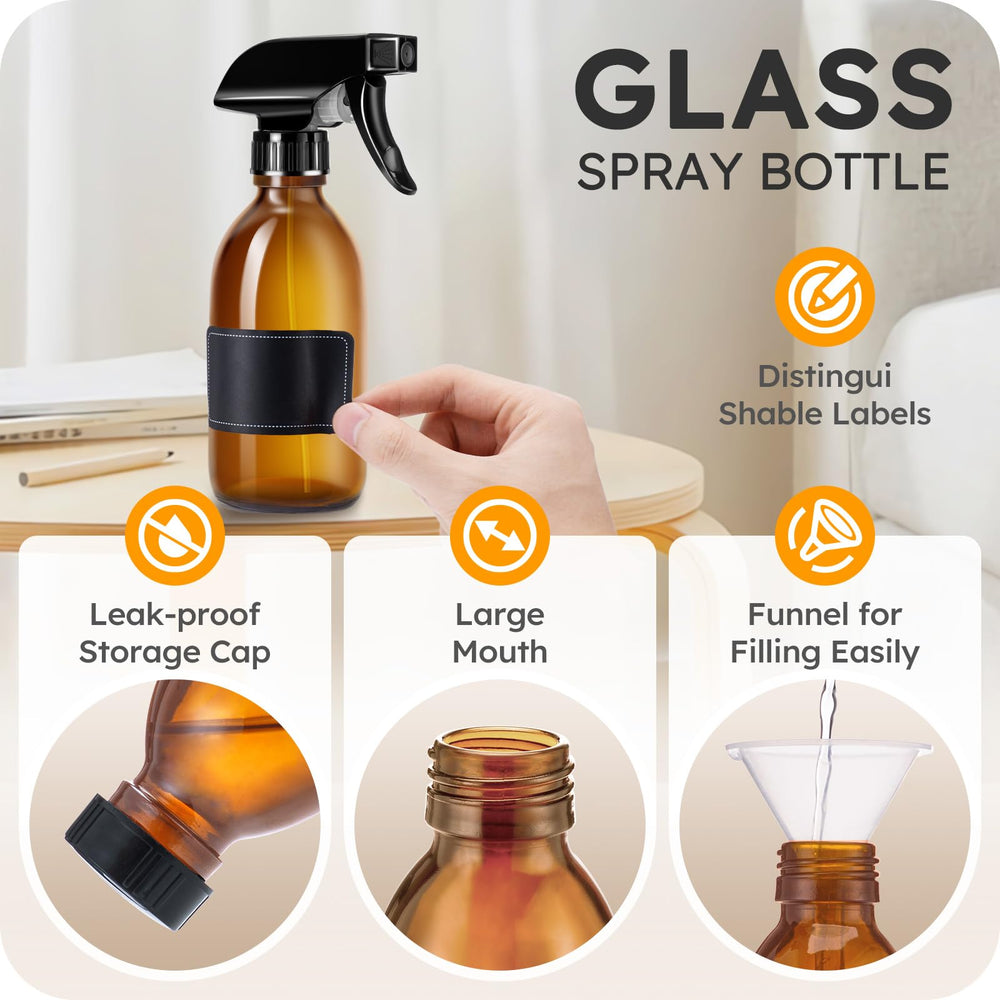 Tecohouse reusable labels for quick recognition on spray bottles