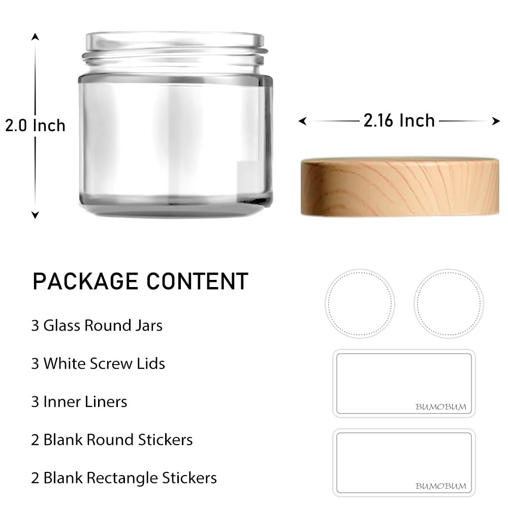 Tecohouse 3-pack jars ready for organized storage.