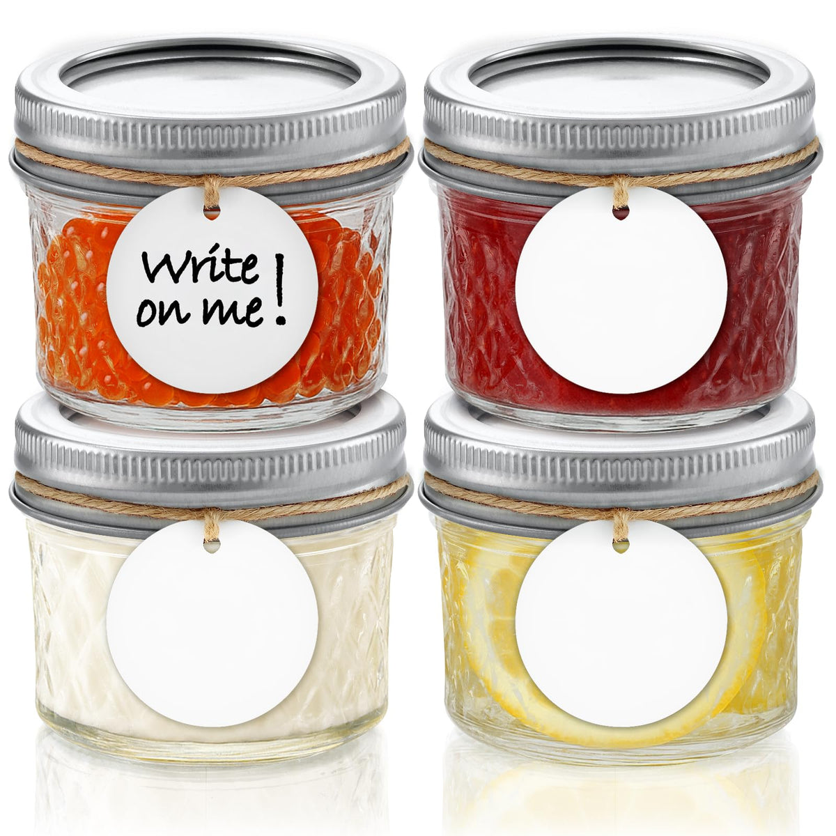 Tecohouse regular-mouth jar closure provides airtight sealing for on-the-go freshness.