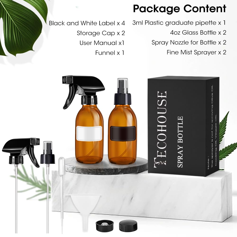 Tecohouse reusable glass bottle promotes plastic-free, sustainable routines