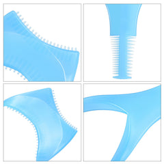 TecUnite Curved comb design supports even mascara distribution.