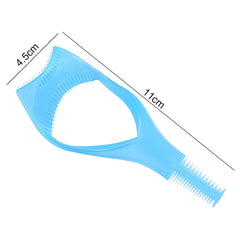 TecUnite Mascara shield guard protects skin during mascara application.