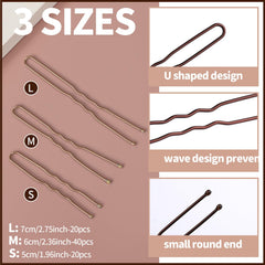 Teenitor 3-size hair nets for bun detail demonstrating versatile length options