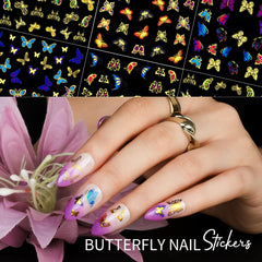 Teenitor diamond geometry decals for modern chic nail art.