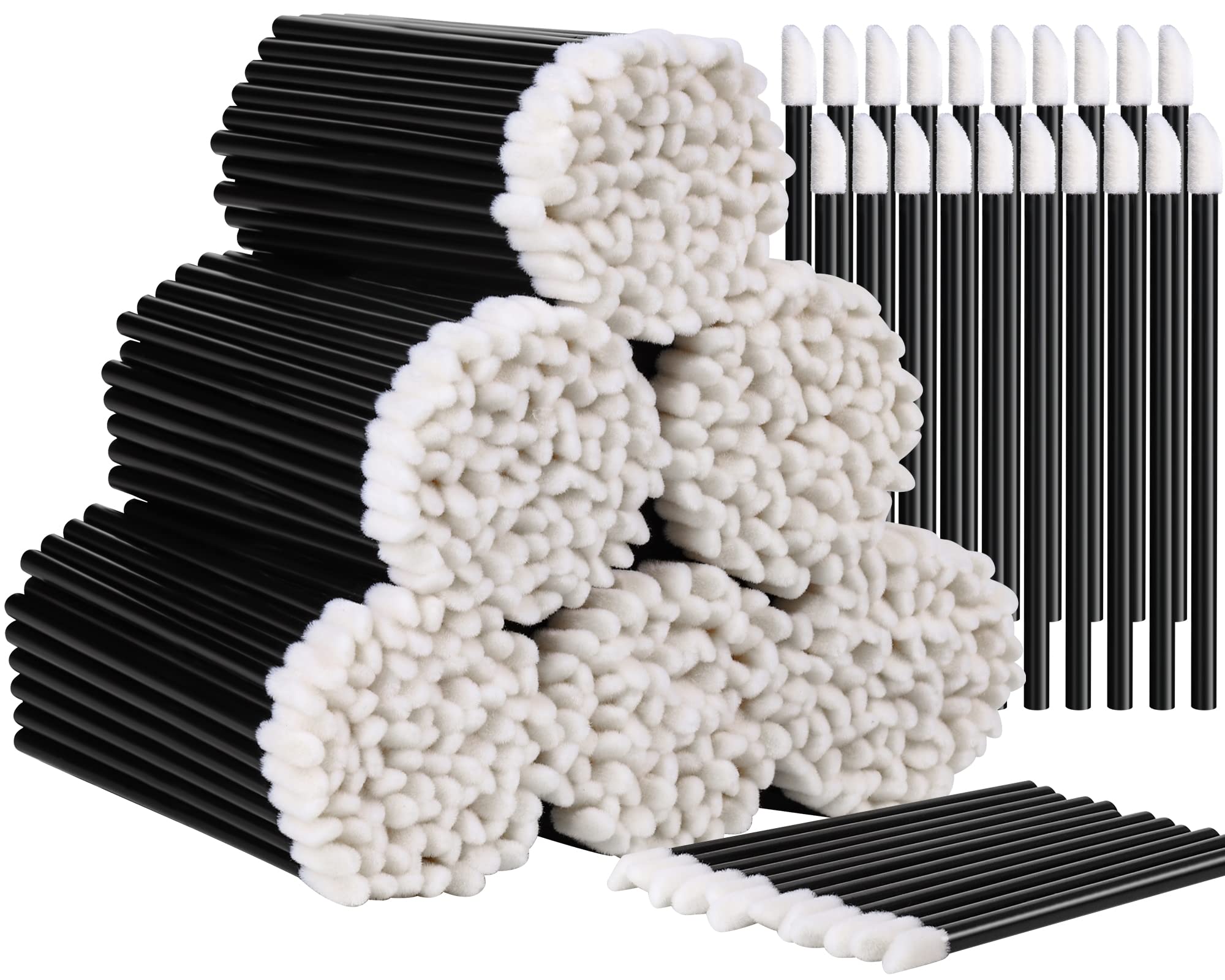 Teenitor 600pcs lip applicators in a display pack for precise lip color application