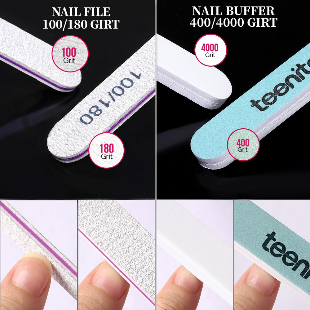 Teenitor accesorios completos para uñas, organización y uso eficiente
