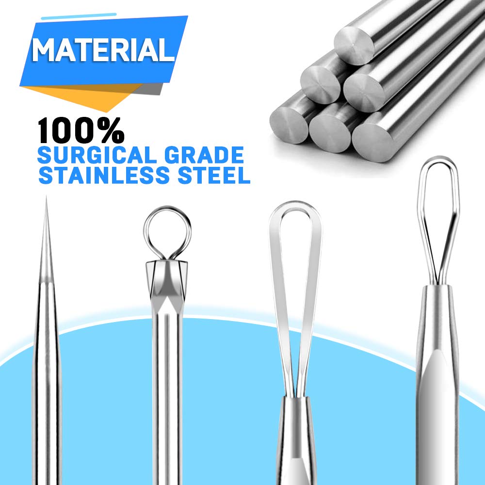 Teenitor blackhead extractor loops remove blemishes of varying sizes.